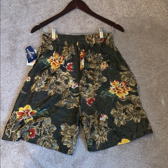 Vintage Pants - Vintage Silk Hawaiian Shorts!